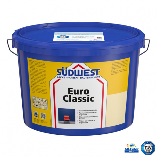 Interior paint EuroClassic - Colour shades: 9110 white, Packing: 10l