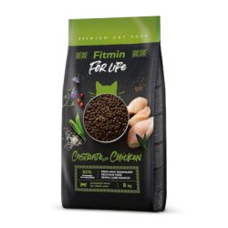 FITMIN For Life macska Castrate csirke 8 kg