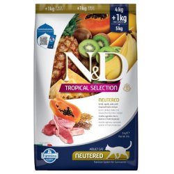 N&D Cat TROPICAL SELECTION (AG) Adult Neutered Lamm 4+1 kg