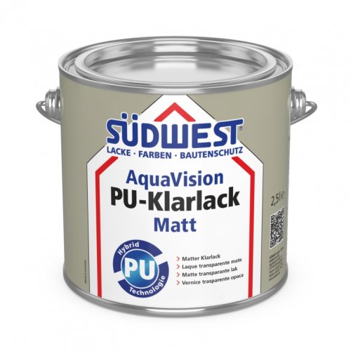 Matt clear coating - AquaVision PU-Klarlack Matt
