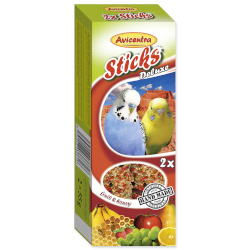 AVICENTRA Tyčinky pre andulky ovocné 2ks