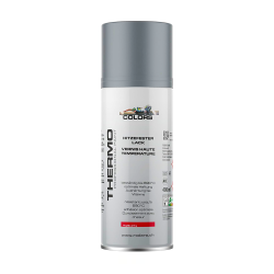 Vernice spray resistente al calore argento - bomboletta spray ad alta temperatura 400 ml