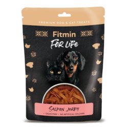FITMIN For Life Jerky losos poslasticа za pse i mačke 70 g