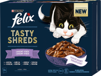 FELIX Tasty Shreds lahodný výber mix v šťave 12x80g