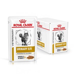 Royal Canin VHN Cat Urinary S/O Moderate Calorie Gravy Kapsičky 12 x 85 g