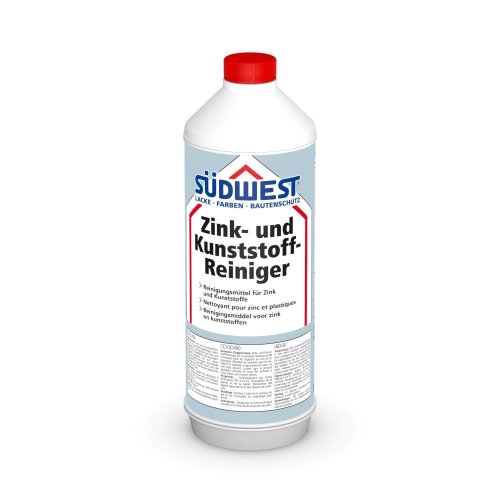 Detergent și degresant pentru zinc și plastic SÜDWEST Zink- und Kunststoff-Reiniger - Nuanțe de culoare: bezfarebný, Ambalare: 1l