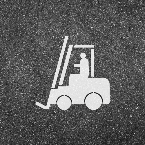 Modello per segnaletica orizzontale CARRELLO ELEVATORE