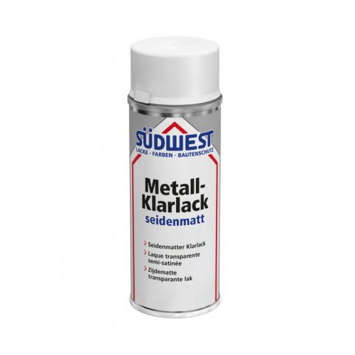 Spray silk matt clear coating - Metall-Klarlack seidenmatt