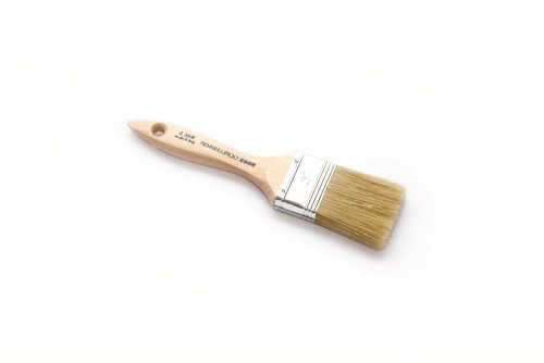 Flat brush - wooden handle - Brush dimension: 50,8mm / 20mm / 64mm (š,h,d)