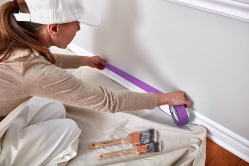 Rebbon® Sensitive | bandă de mascare - Lungime: 50 m, Lăţime: 24 mm