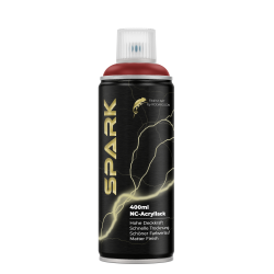 Vopsea acrilică mată spray SPARK – roșu rubiniu 400 ml
