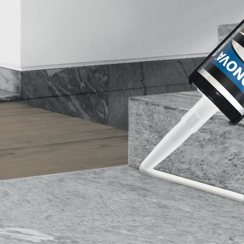 Silicon pentru piatră naturală - Nuanțe de culoare: Biela, Ambalare: 300 ml