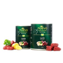 NUEVO Adult kutyatáp bárányhússal és burgonyával 800g