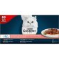 GOURMET Perle Mini falatkák marhával / csirkével / nyúllal / lazaccal szószban 60x85g