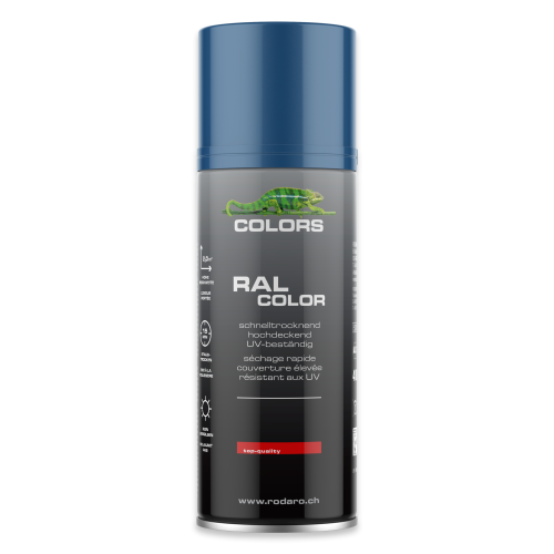 COLORS Sprühlack - 400ml Spraydose - Farbtöne: RAL7001 - Silbergrau, Verpackung: 400ml