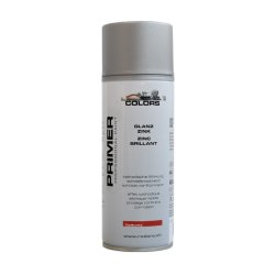 Zinc-Aluminum Spray Paint Silver - Glossy Zinc 400ml