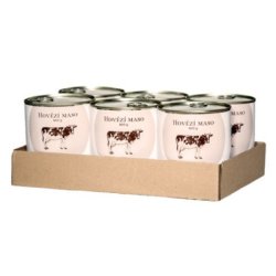 BOHEMIA Hovädzie mäso vo vlastnej šťave 6x800g