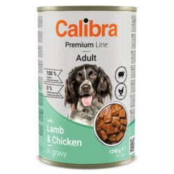 CALIBRA Dog Premium konzerv bárány és csirke 1240g