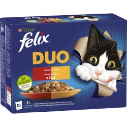 FELIX Fantastic Duo - ízletes húsos válogatás 12x85g