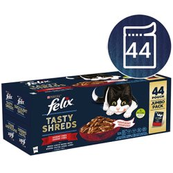 FELIX Tasty Shreds ízletes válogatás szószban 44x80g