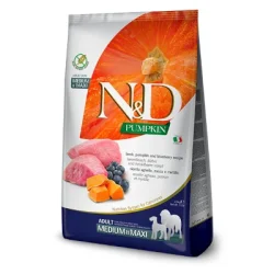 N&D Dog KÜRBIS (GF) Adult Medium & Maxi, Lamm & Heidelbeere 12kg