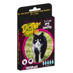 Dr.PET spot-on pipety pre mačky 5x1ml