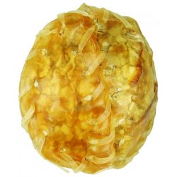 Természetes bivalybőrből készült rögbilabda, 5 cm, 1 db
