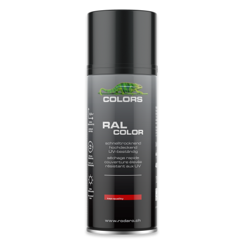COLORS Sprühlack - 400ml Spraydose - Farbtöne: RAL7001 - Silbergrau, Verpackung: 400ml