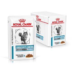 Royal Canin VHN Macska Sensitivity Control Csirke Szószban Alutasak 12 x 85 g