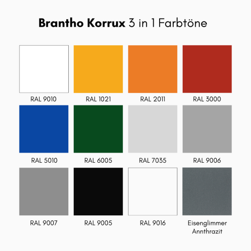 Anti-corrosion Spray Paint Brantho Korrux 3in1