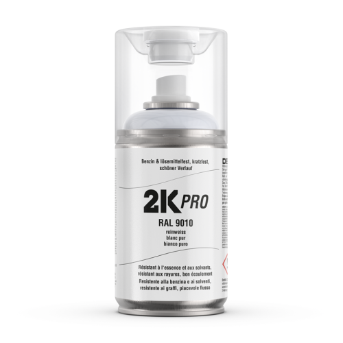 Peinture PU 2K blanc pur | RAL 9010 brillant