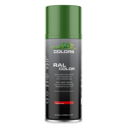 COLORS Sprühlack - 400ml Spraydose - Farbtöne: RAL7001 - Silbergrau, Verpackung: 400ml