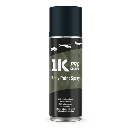 ARMY Spray | RAL 9021 Schwarz matt