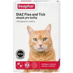 BEAPHAR Diaz antiparasitisches Halsband für Katzen 35 cm