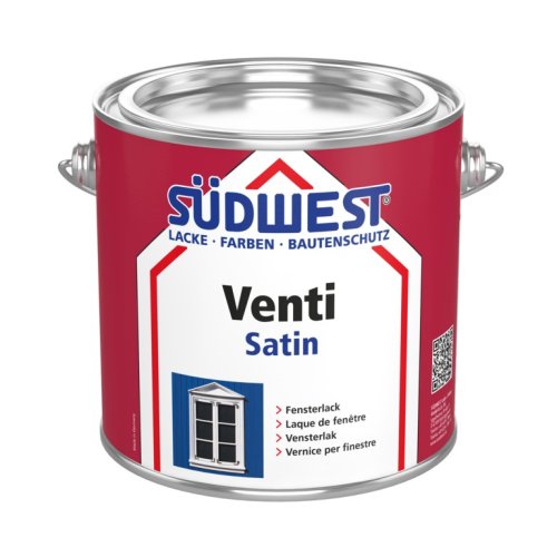 Dekoratívna farba na drevené okná a dvere Venti Satin