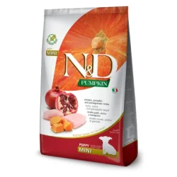 N&D dog PUMPKIN (GF) Puppy mini, chicken & pomegranate 7kg