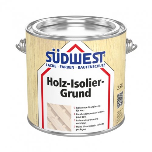 Izolačná základná farba na drevo Holz-Isolier-Grund - Αποχρώσεις χρώματος: 9110 biela, Συσκευασία: 0,75l