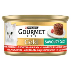 GOURMET Gold Szaftos Pástétom marhahússal és paradicsommal 85g