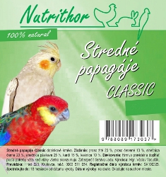 NUTRITHOR Mittelgroße Papageien Classic