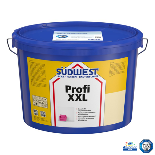 White interior paint with highest whiteness SÜDWEST Profi XXL