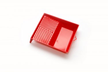 Vanička plastová červená na barvu 200x230mm