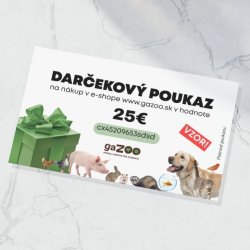 Dárková poukázka na nákup v hodnote 25 €