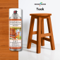 COLORS Holzschutzlasur Spray - 400ml Spraydose - UV und wetterfest, für Aussen und Innenbereich