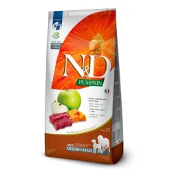 N&D Dog PUMPKIN (GF) Adult Medium & Maxi, Hirsch & Apfel 12kg