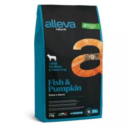 ALLEVA NATURAL dog Adult medium & maxi Fish & Pumpkin 2kg