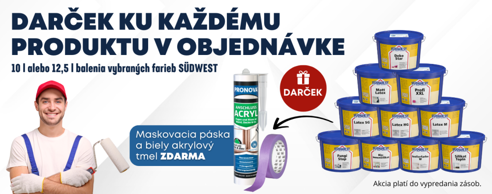 Farby + DARČEK Farby + DARČEK