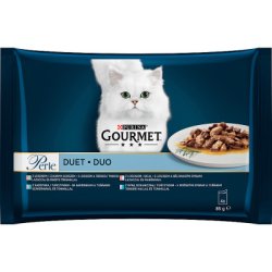 GOURMET Perle Duo halválogatás multipack 4x85g