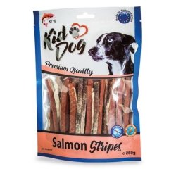 KIDDOG Lososové prúžky 250g