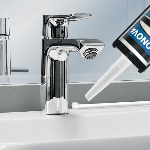 Silicon sanitar PRONOVA Sanitär Silikon - Nuanțe de culoare: Manhattan (RAL7047), Ambalare: 300 ml