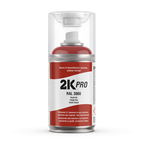 2K-PU-Lack Feuerrot | RAL 3000 glanz